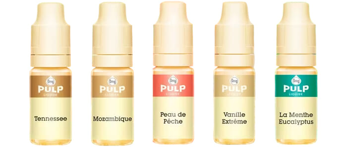 collection de e liquides de Pulp